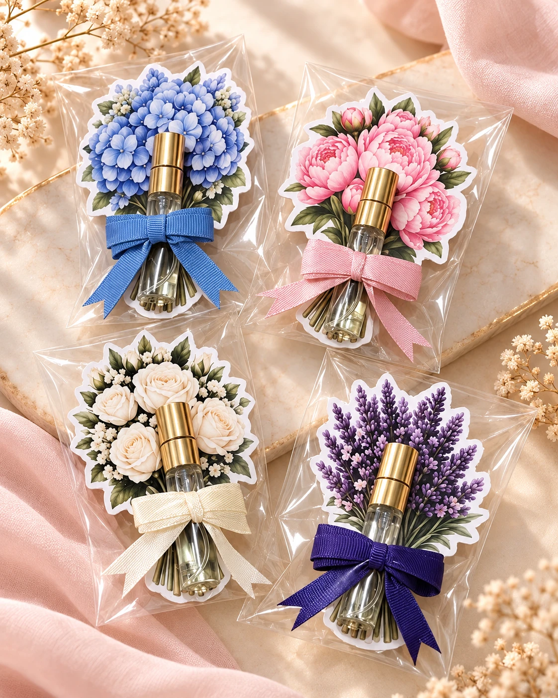 Handmade Floral Perfume Favours