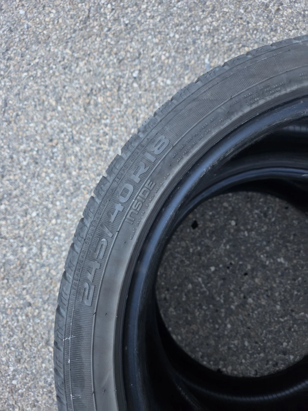 2 tires  245/40R18 Nokian Tyres WR G4 - photo 3