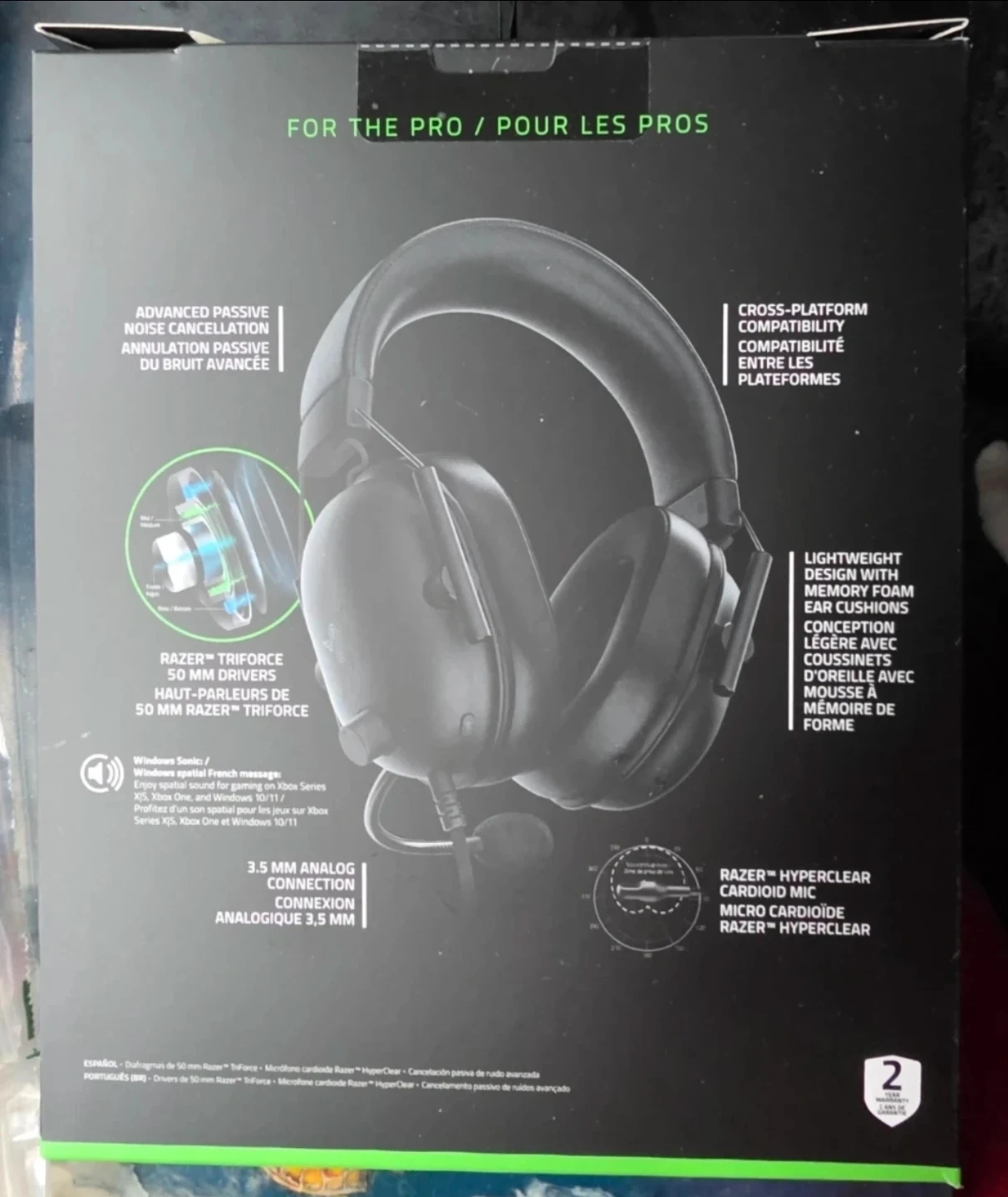Razer BlackShark V2 X Wired Console Headset 🏈 - photo 2