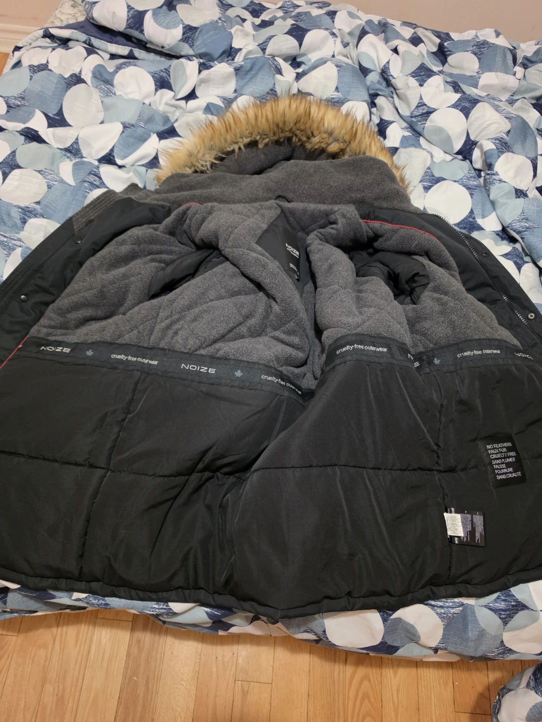 Noize Black Winter Parka BRAND NEW NEVER WORN