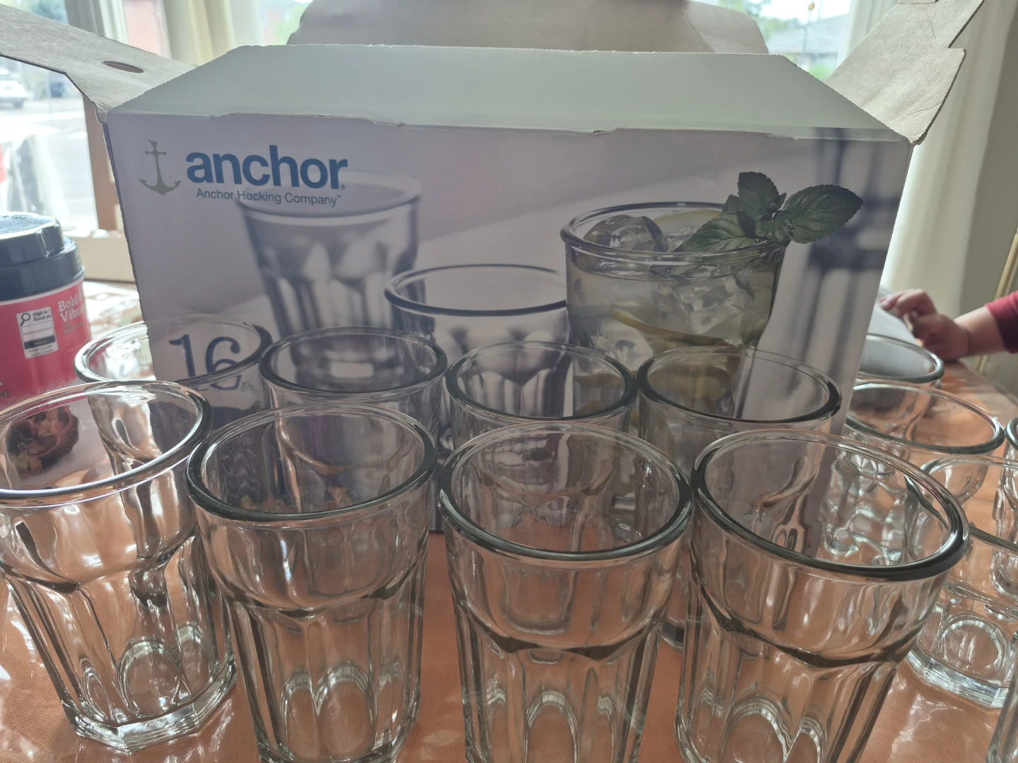 Anchor Hocking Bistro 16-Piece Beverage Set - photo 2