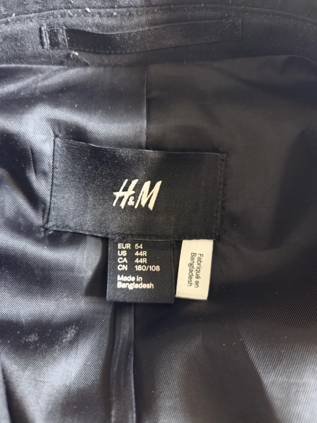 H&M Black Blazer Size 44R - photo 2