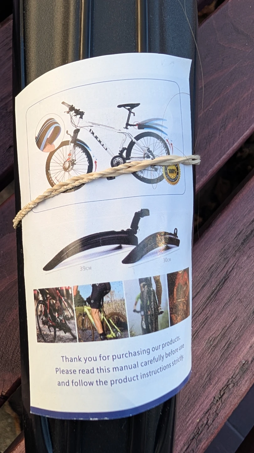 Bicycle Mudguard Set - photo 3