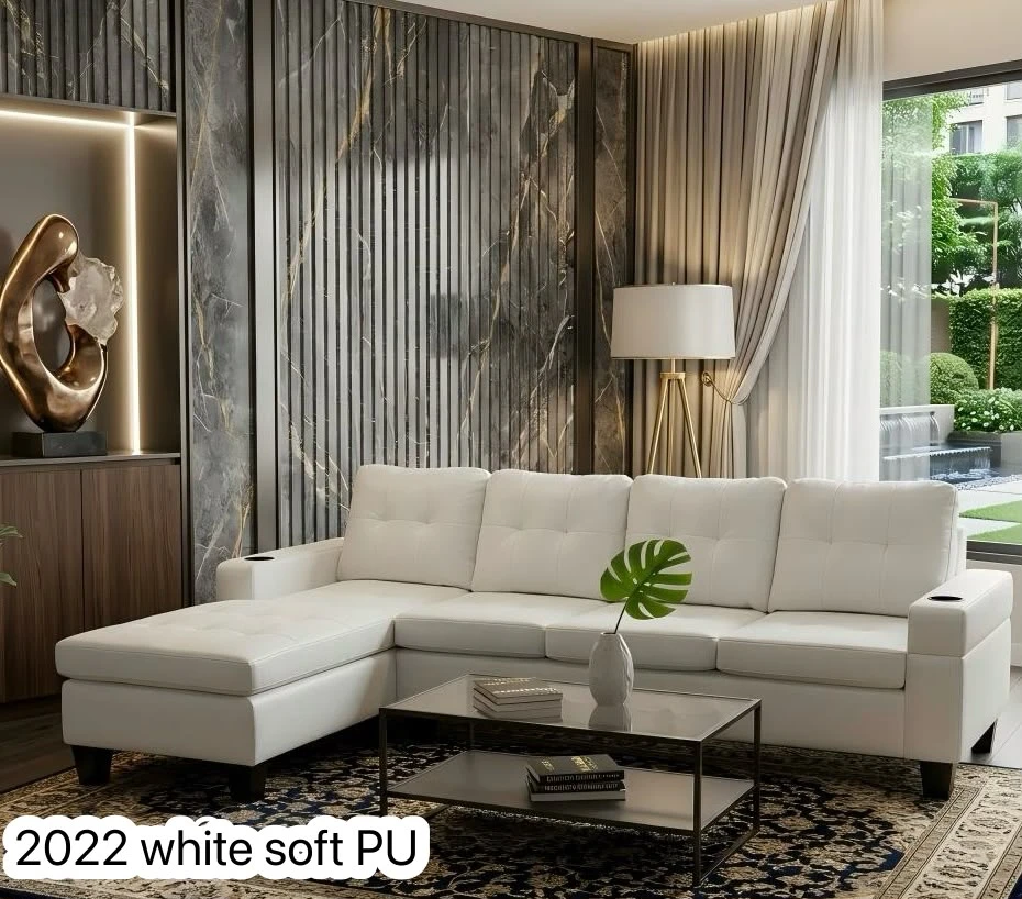 Modern Sectional Sofa with Cup Holders - photo 5