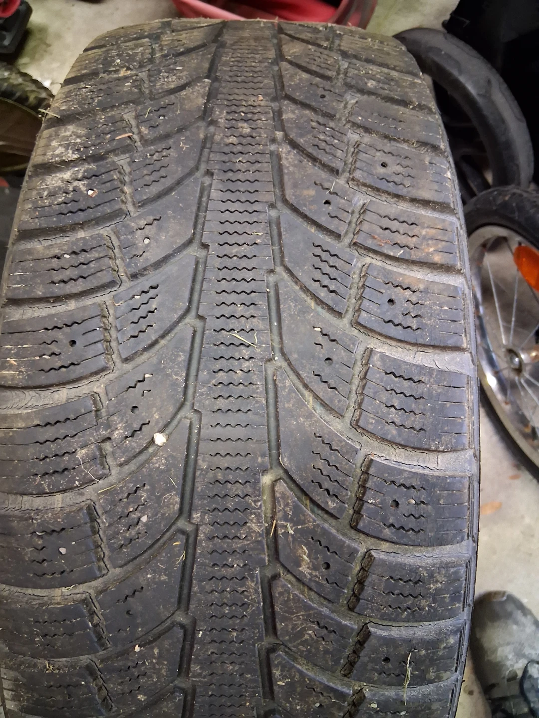 215/55R17 Winter Tire on Steel Rim