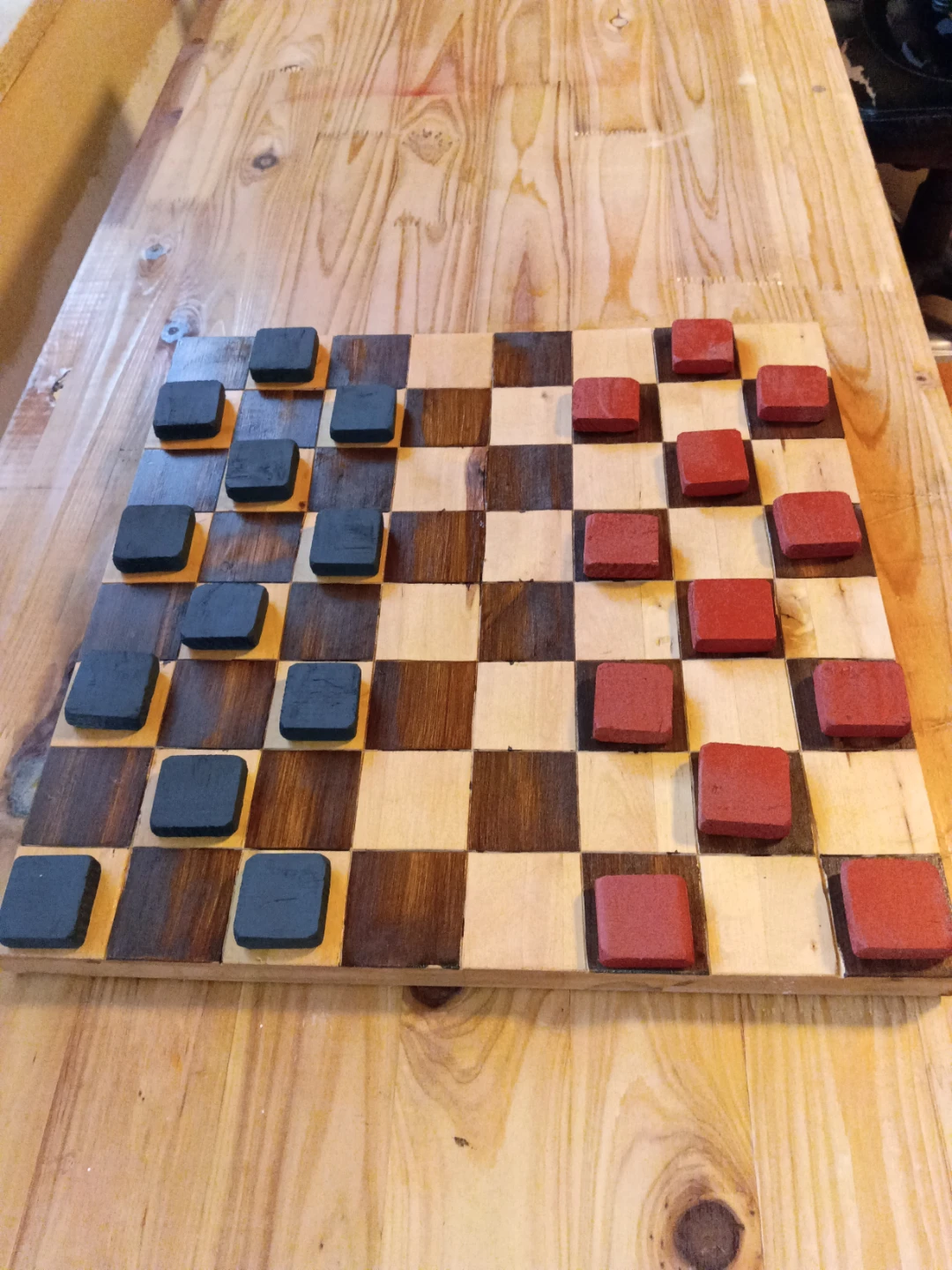 Handmade checker board - photo 3
