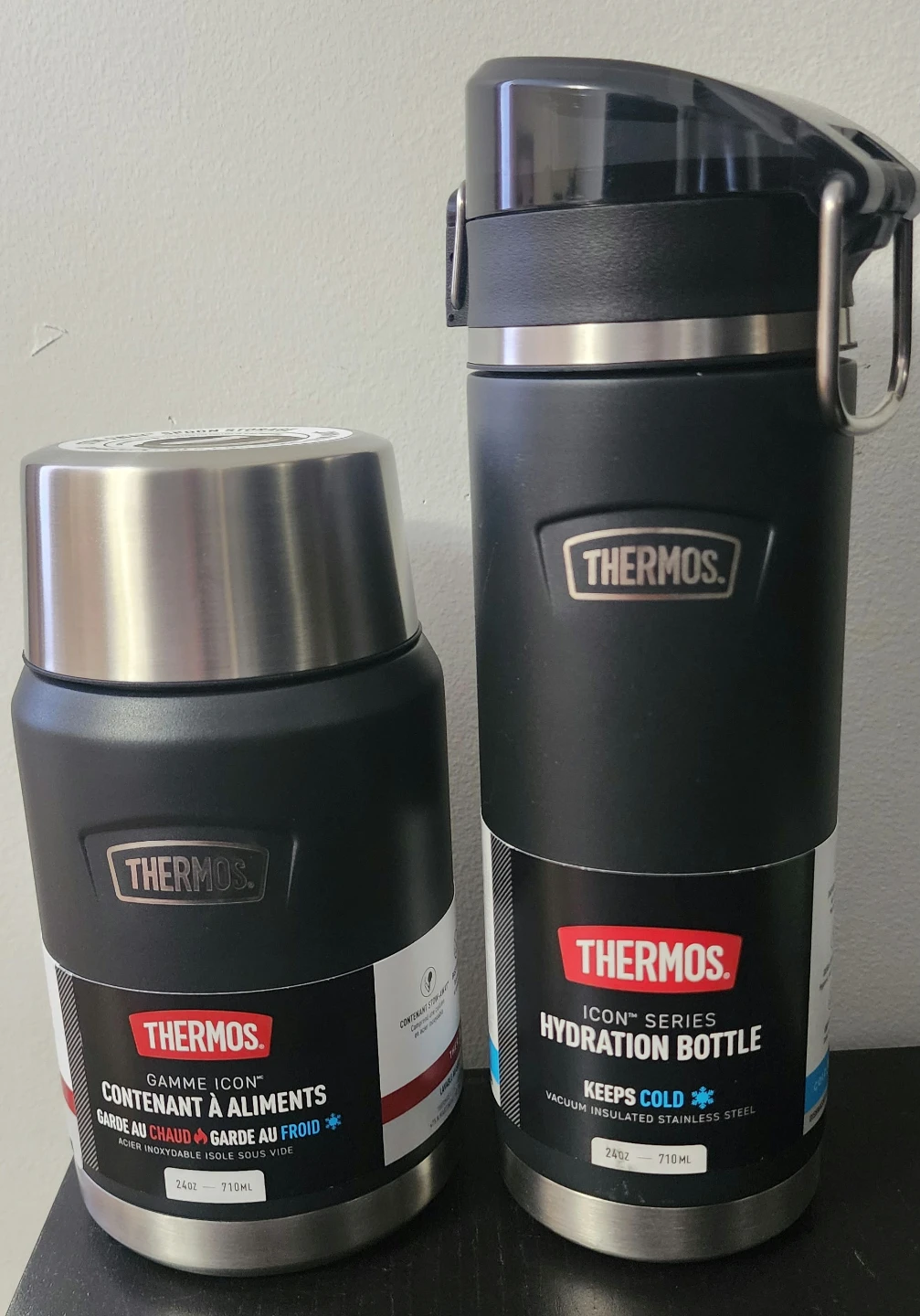 Thermos Icon Series Food Jar and Hydration Bottle Set