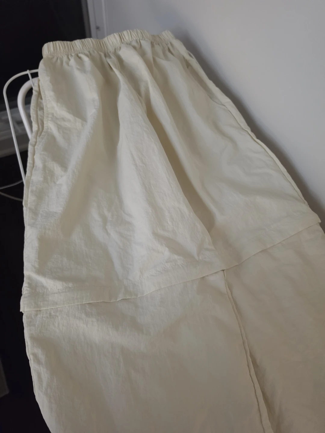 Cream Convertible Zip-Off Pants - photo 5