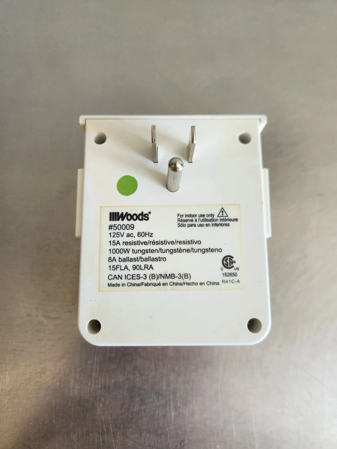 Woods 50009 Digital Plug-in Timer - photo 2