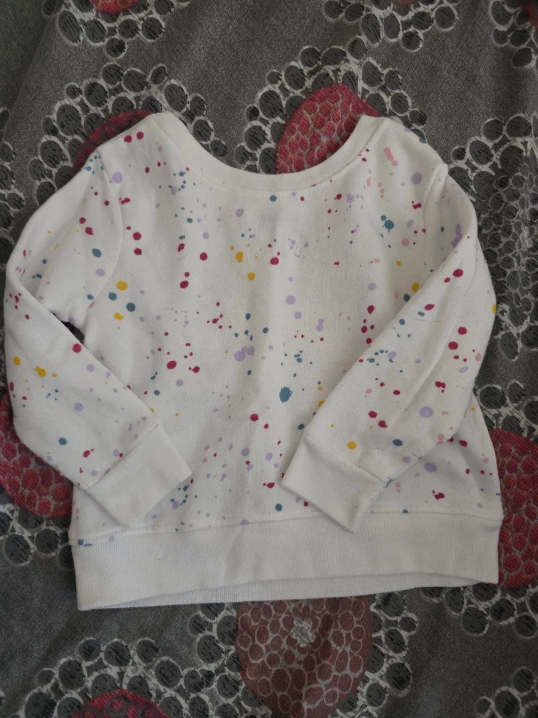 🏈Garanimals Love Print Sweatshirt 12M - photo 3