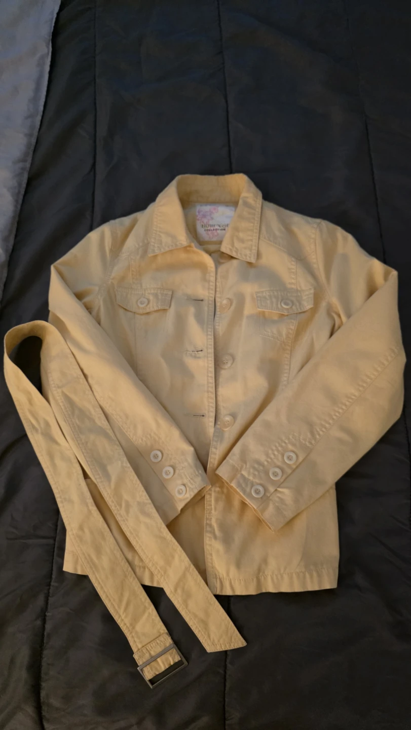 Yellow Jacket with Belt