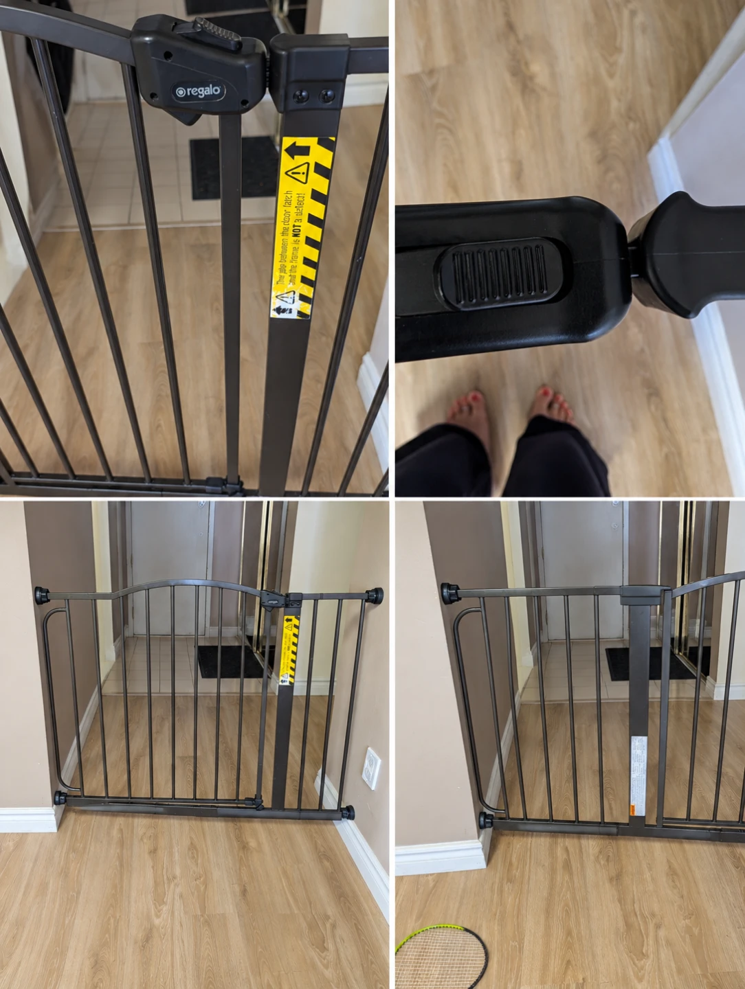 Moving out sale - Regalo Black Metal Safety Gate