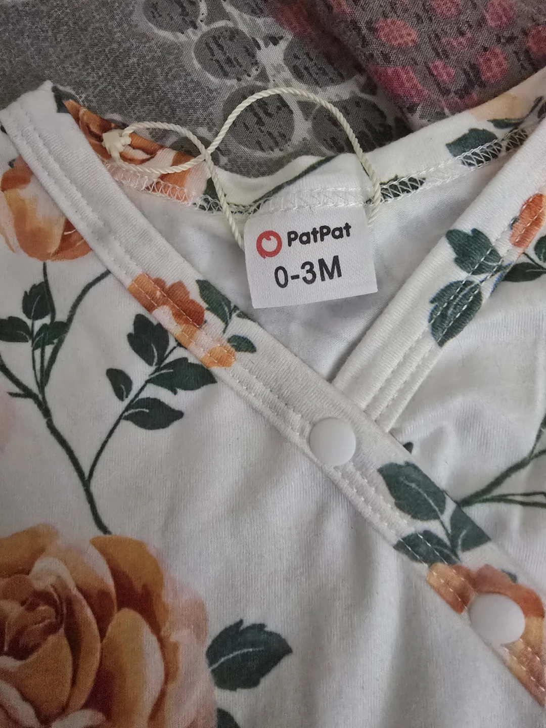 🏈 PatPat Floral Baby Romper - photo 2