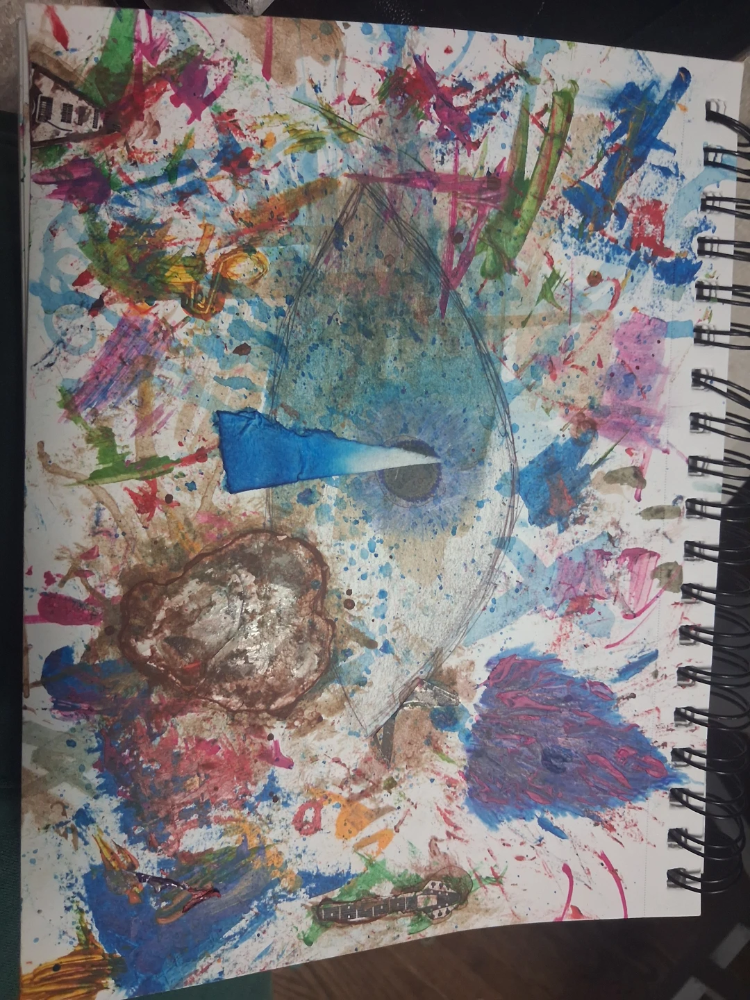 Abstract Art Sketchbook Page