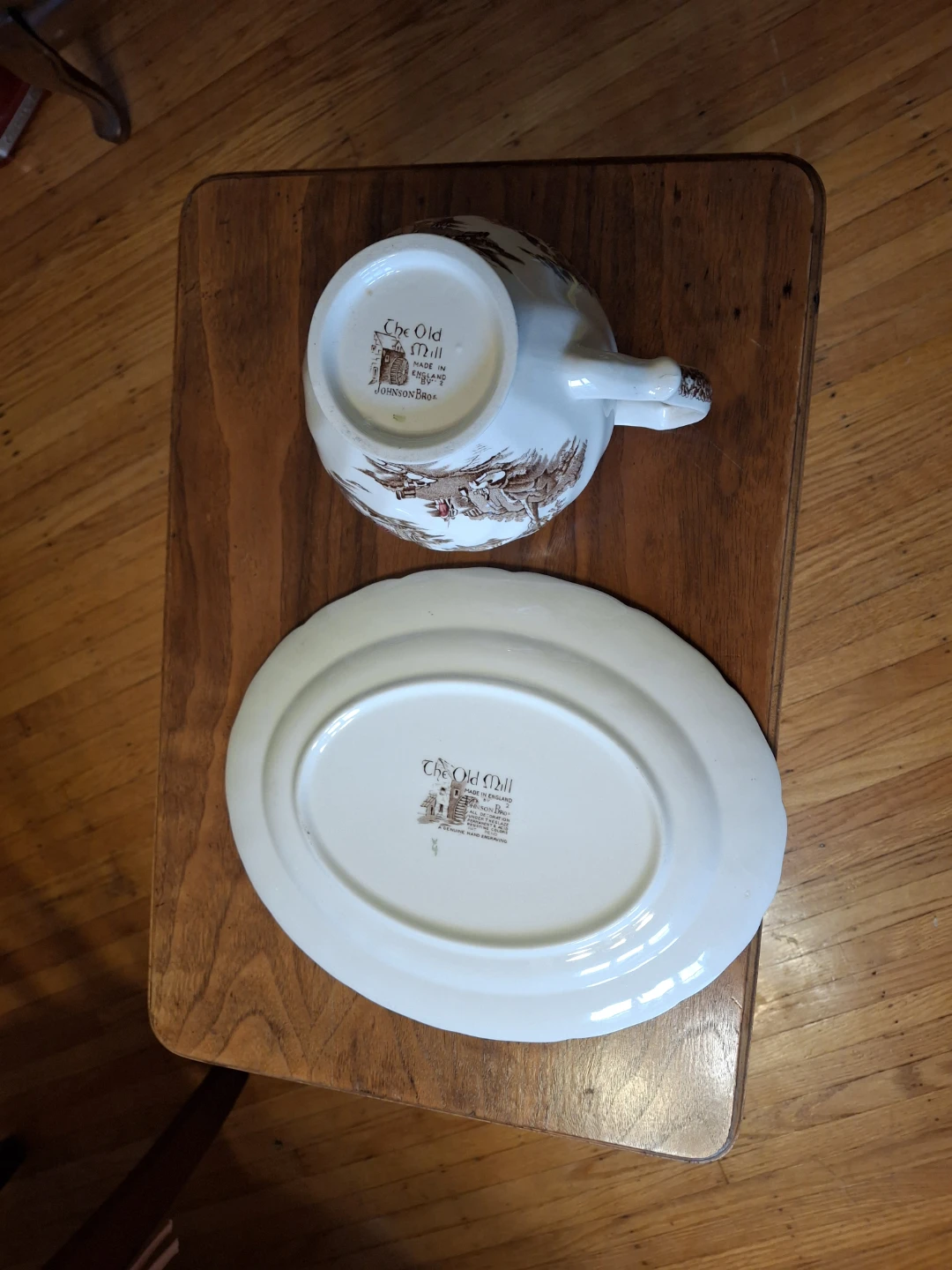 Johnson Brothers The Old Mill Pitcher and Platter - photo 3