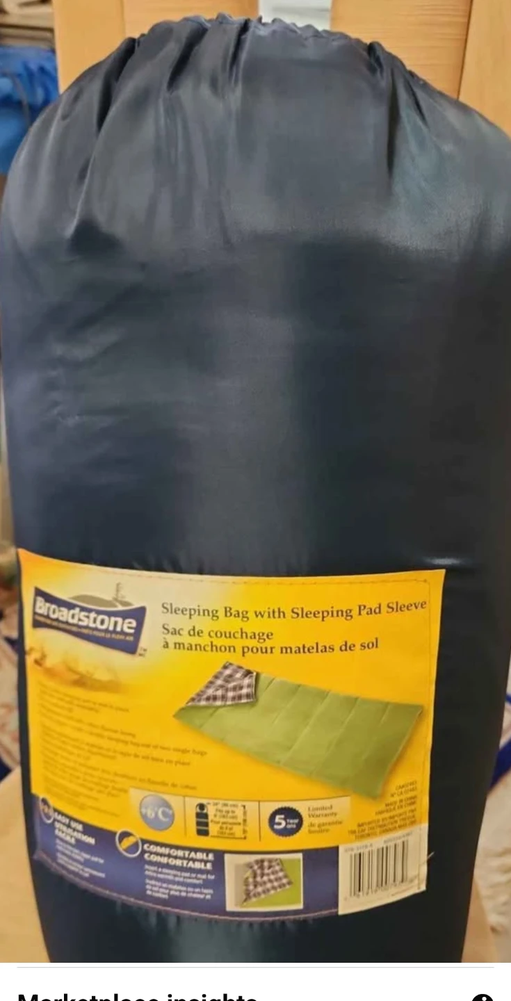 New ⁸Broadstone Sleeping Bag with Sleeping Pad Sleeve