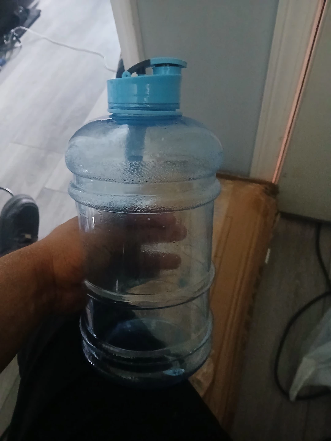 Large Blue Plastic Water Jug