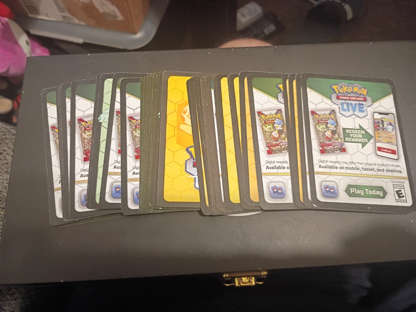 46 pokemon QR codes for TCG live