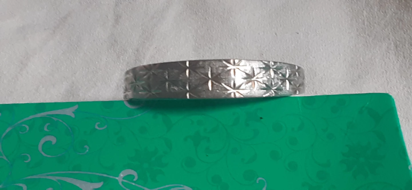999 Fine Silver Engraved Bangle