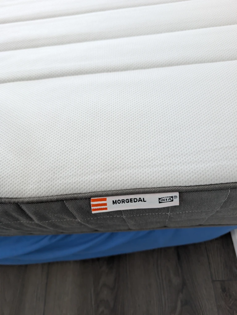 2 IKEA Morgedal Single Mattresses with 2 Grusnarv Protectors - photo 2