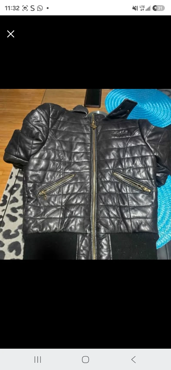 FULL LEATHER BABYPHAT JACKET - photo 3