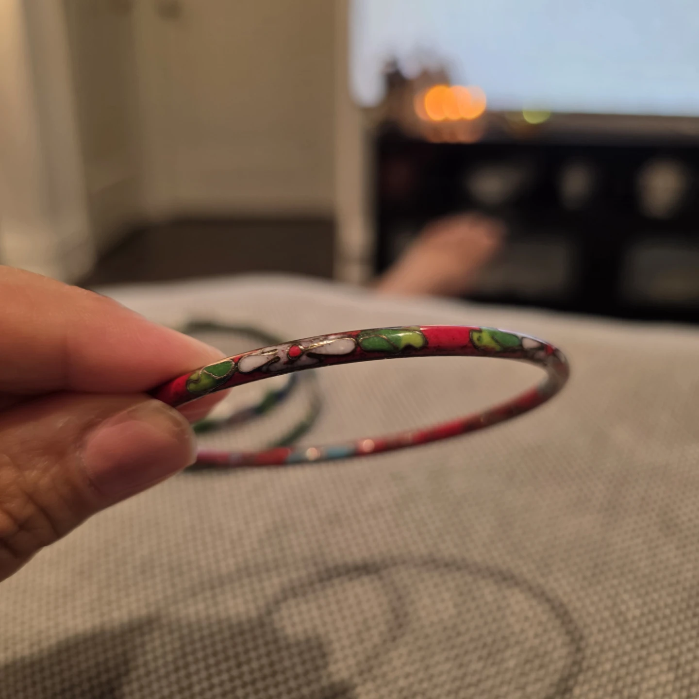 Set of 4 Enamel Bangles - photo 5
