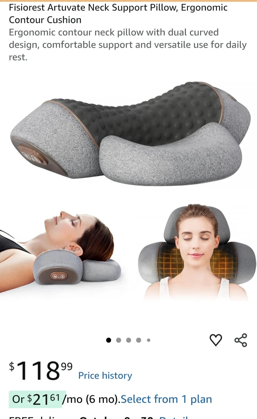 Fisiorest Artuvate Neck Support Pillow