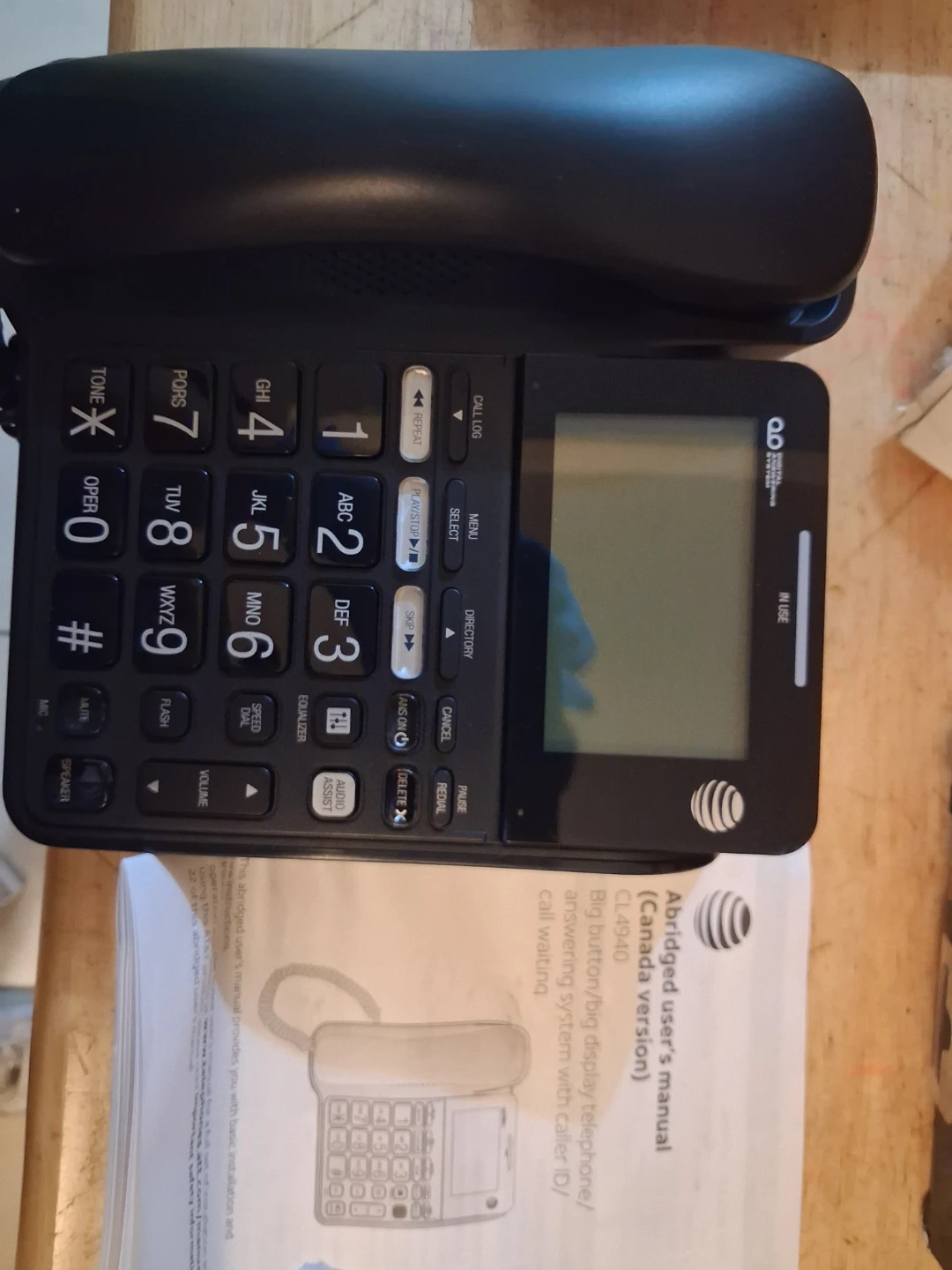 AT&T CL4940 Big Button Corded Telephone