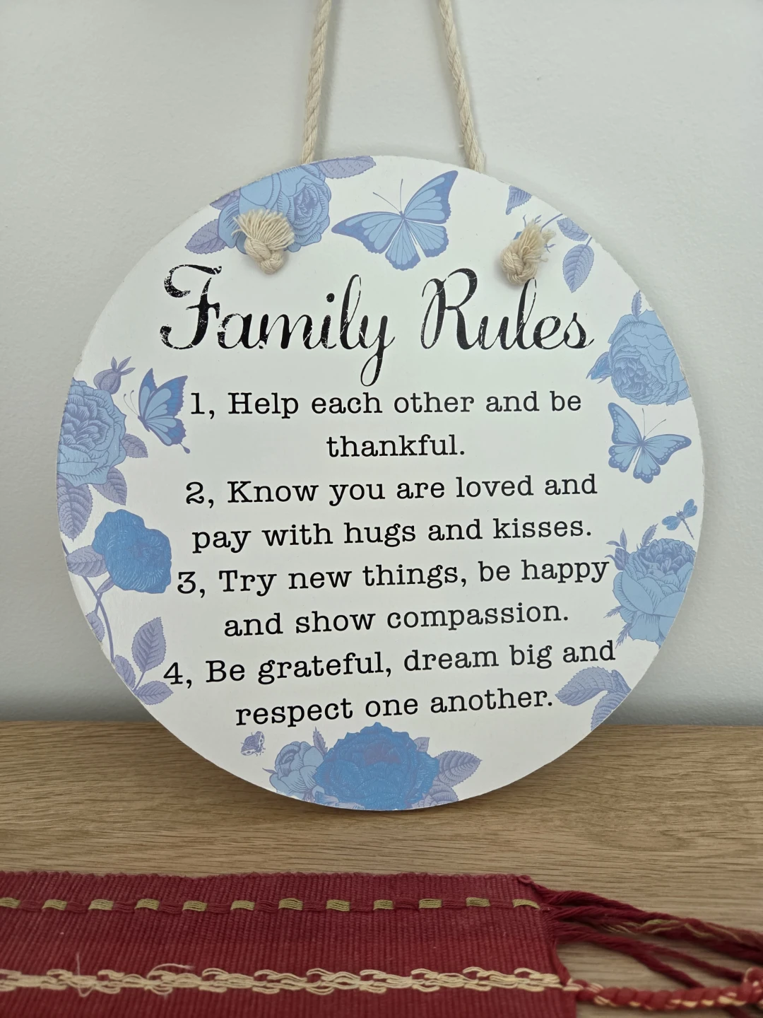 Family Rules Wall Plaque - photo 2