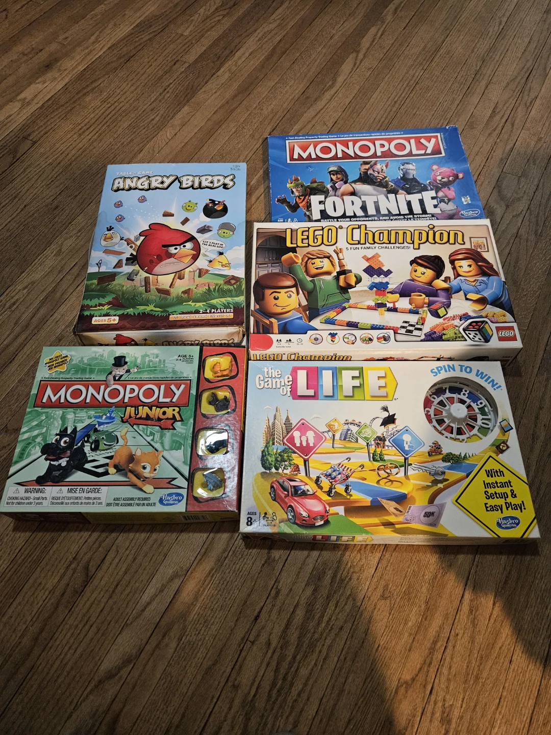 Set of 5 Board Games