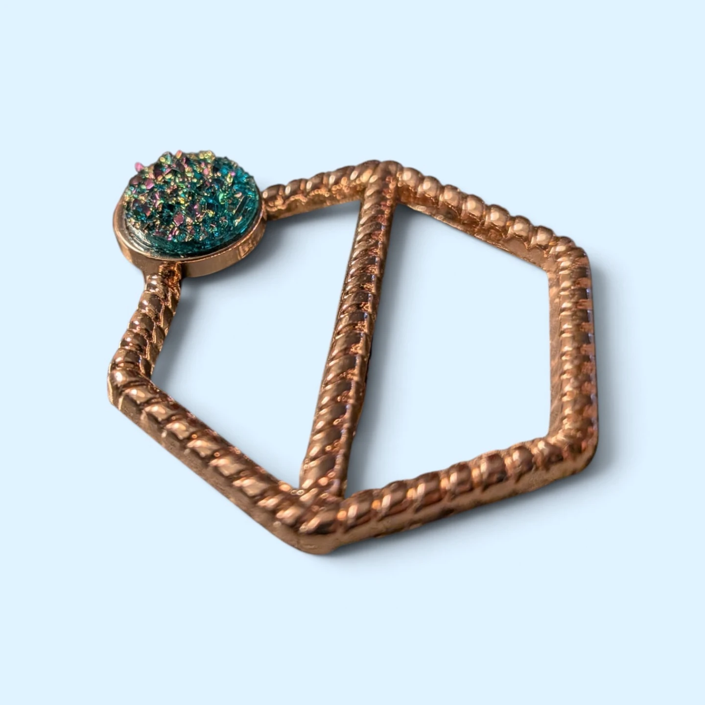 Stylize Hexagon Hair Barrette - photo 2