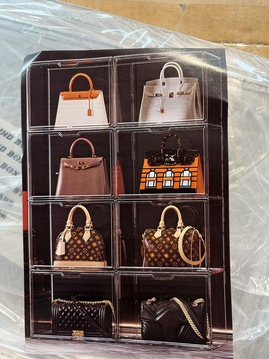 Clear Acrylic Handbag Display Storage Box