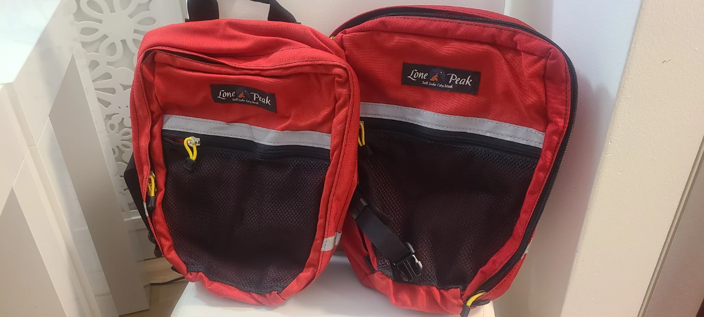Lone Peak Red Bike Panniers - photo 3