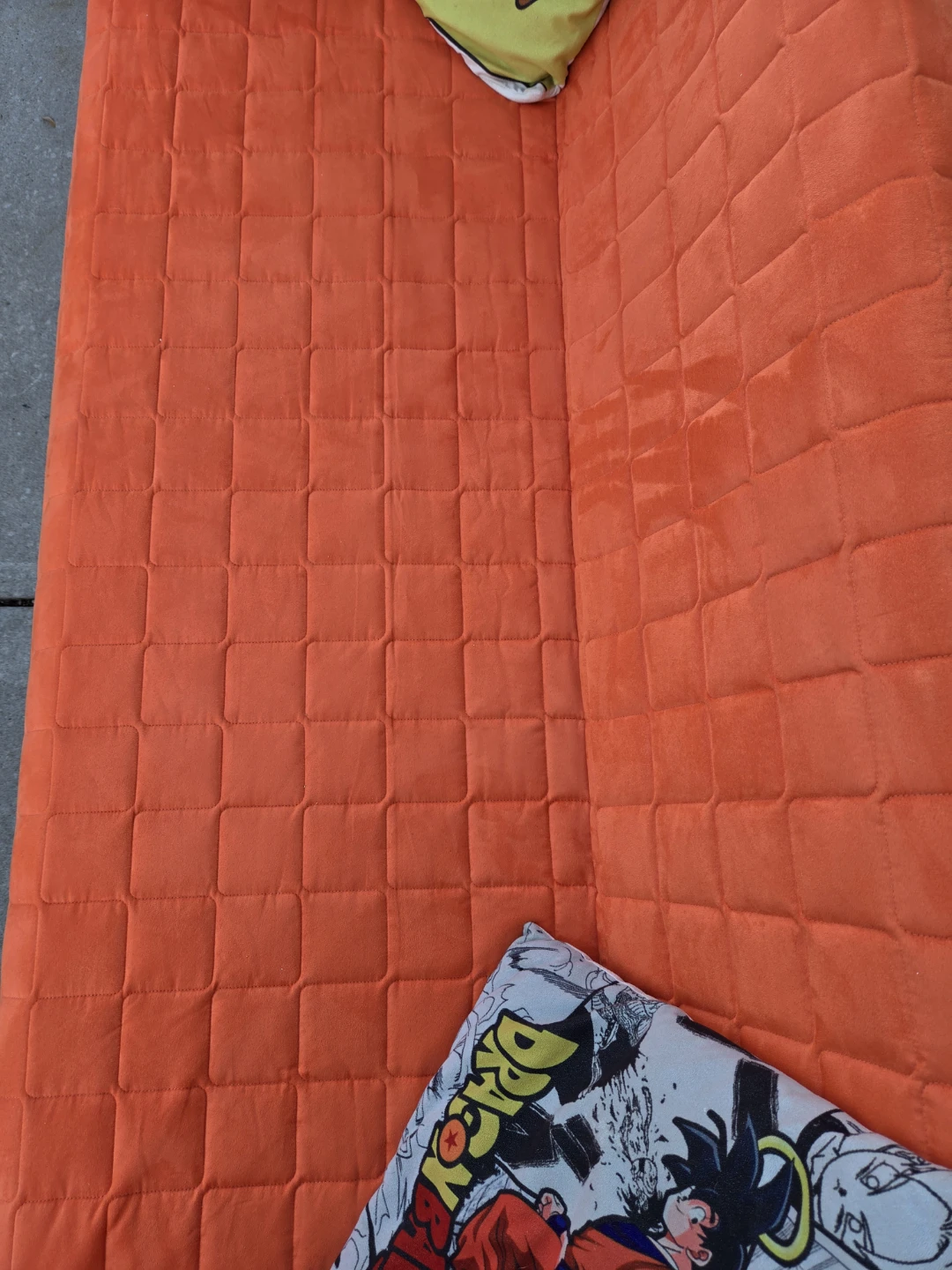 Vintage IKEA KNOPPARP Orange Sofa (Dec 2017) Mint from show home - photo 4