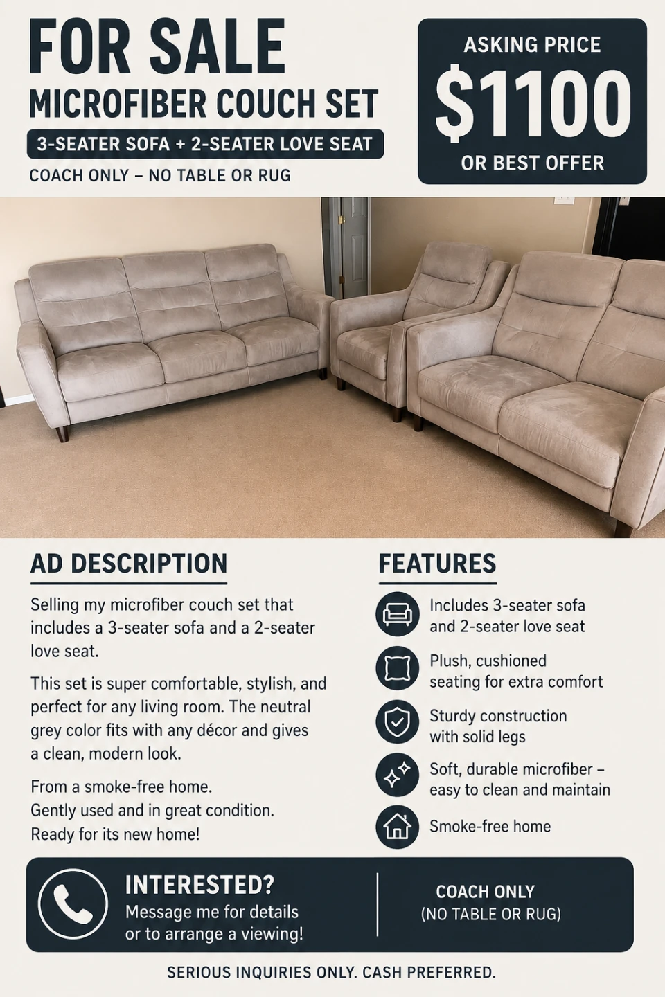 COUCH SET