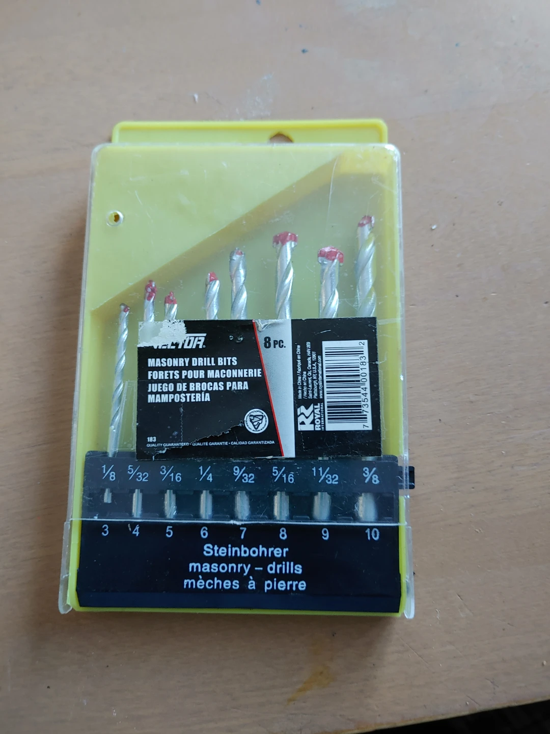 Brand new drill bits never been