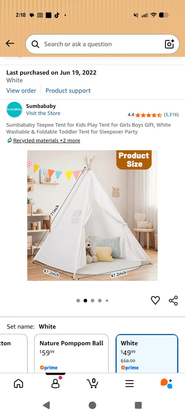 Kids Teepee Tent - photo 3