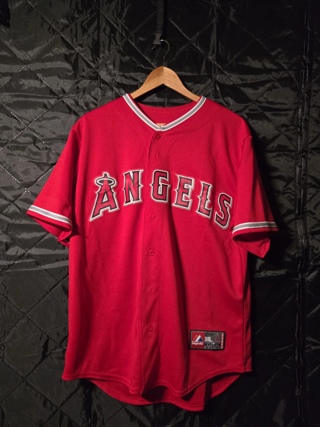 Majestic Los Angeles Angels Hamilton #32 Baseball Jersey