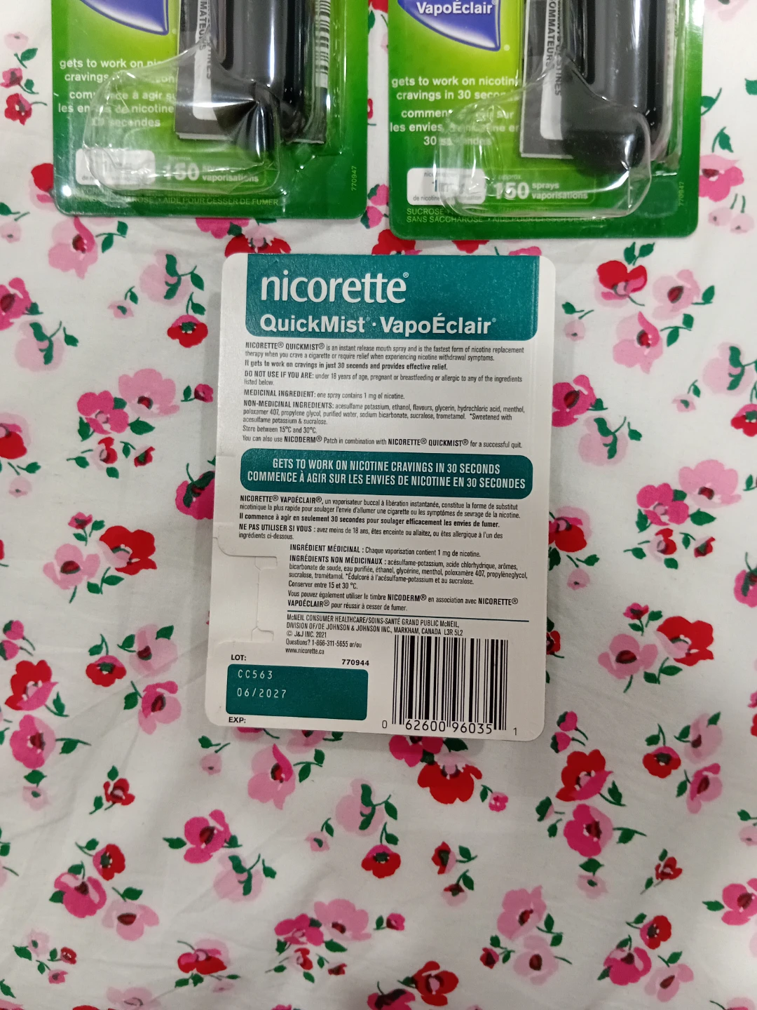 3 Vaporisateurs Nicorette QuickMist - photo 2