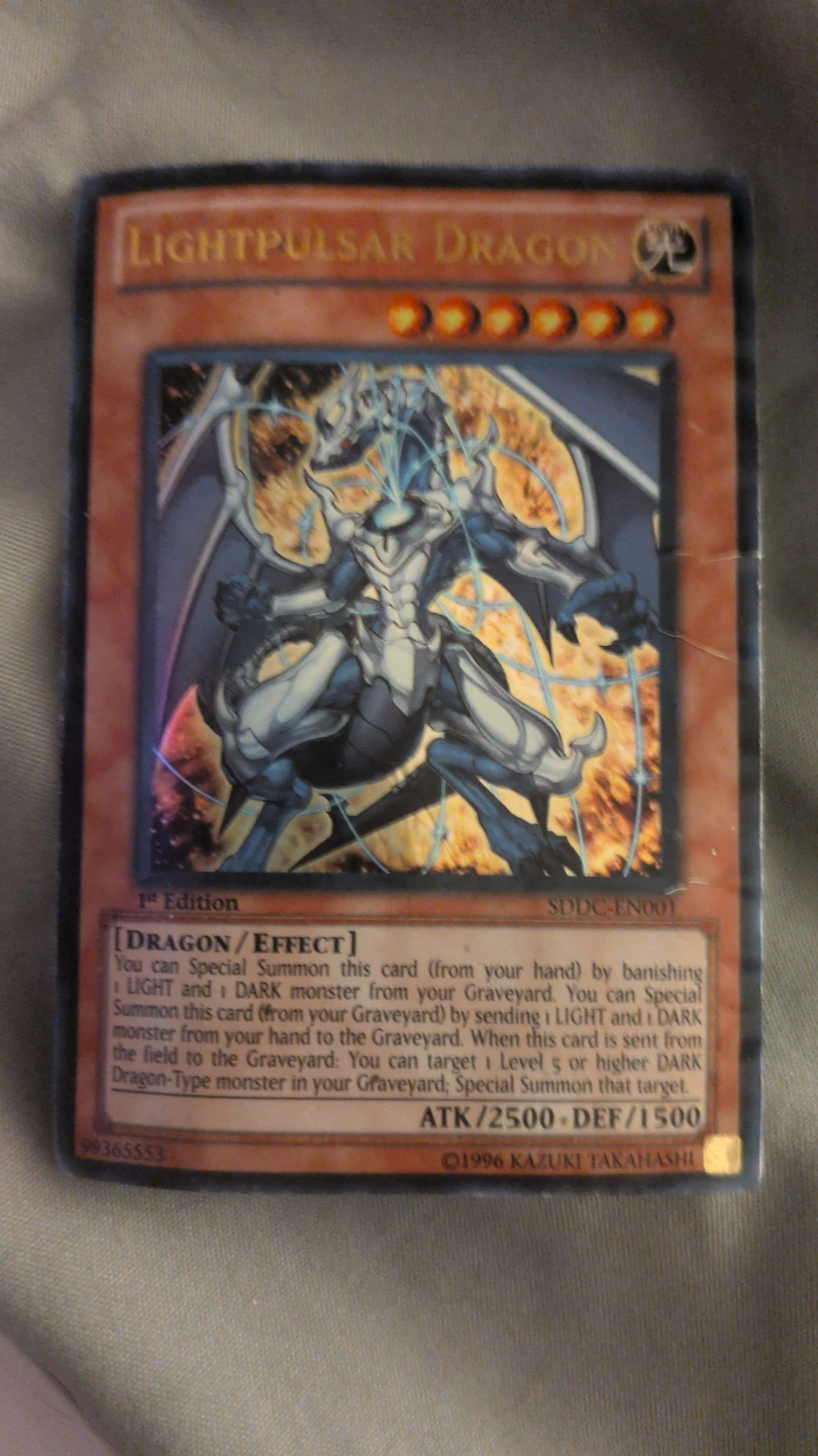 Lightpulsar Dragon Yu-Gi-Oh! Card