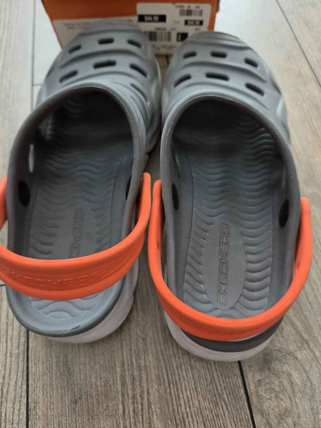 🏈kids junior size 4 Skechers sandals - photo 3