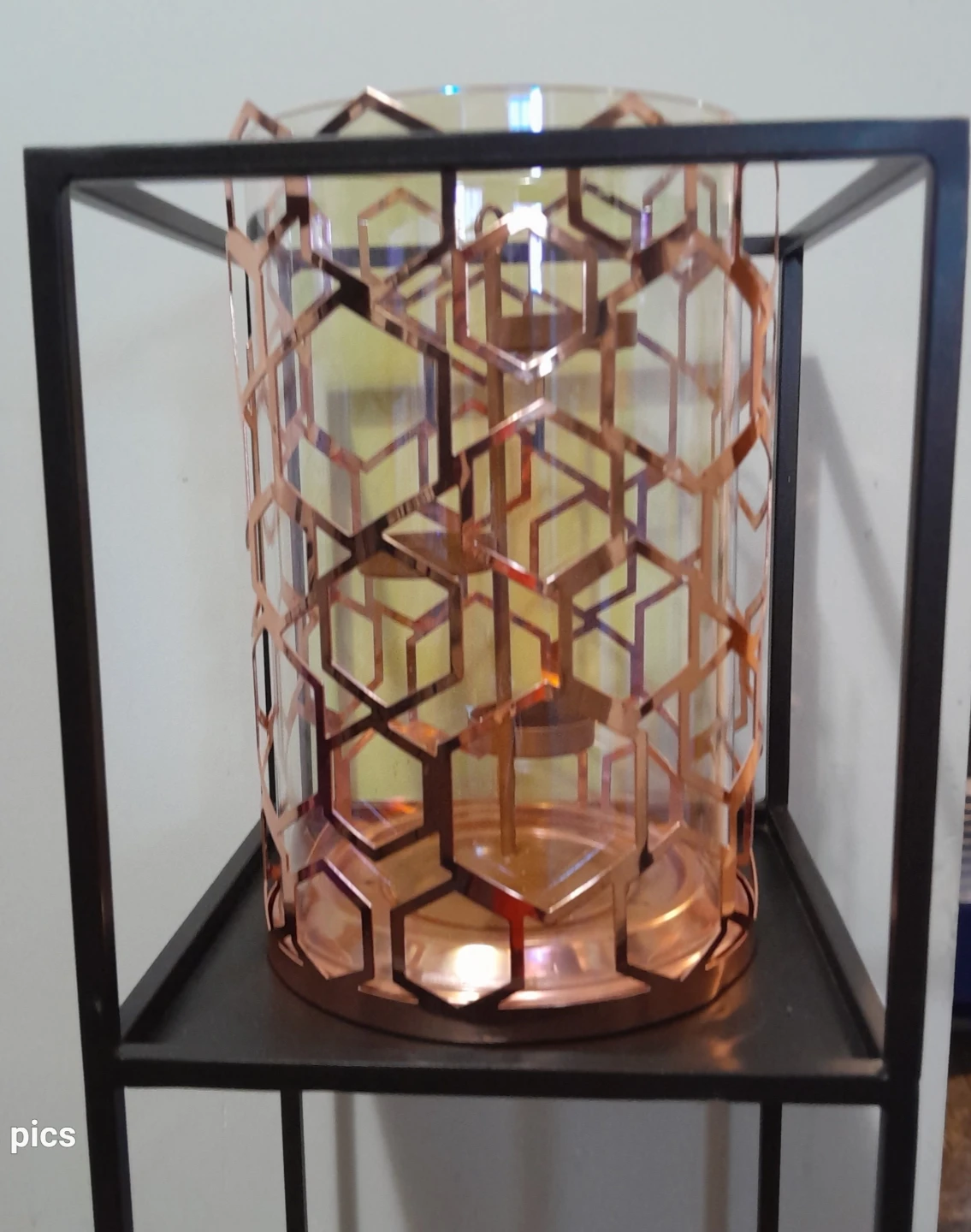Partylite hurricane and stand - photo 5