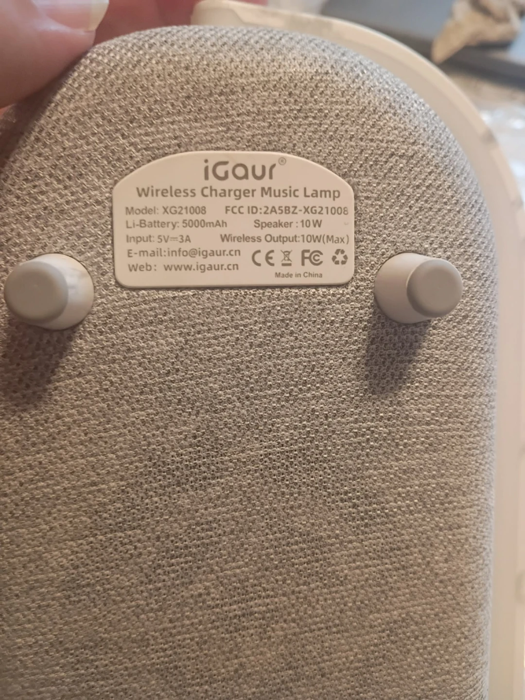 White and grey speaker - photo 3