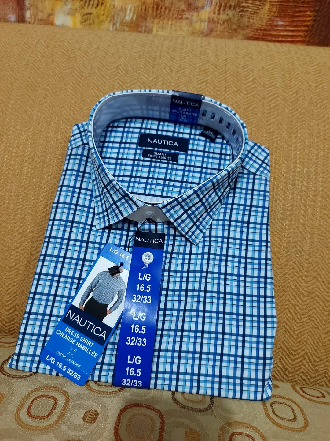 New Nautica Slim Fit Dress Shirt - Size 16.5 32/33 - photo 2
