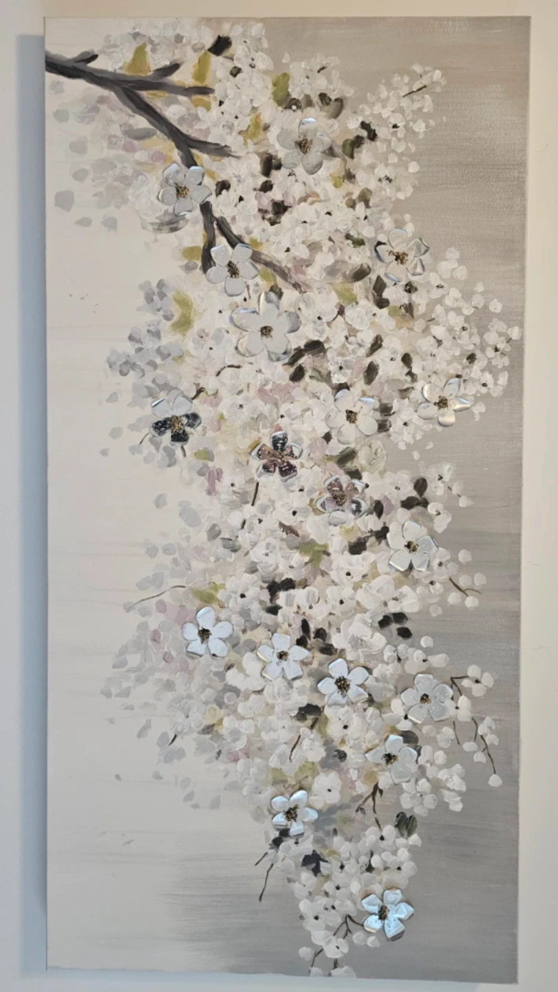 Cherry Blossom Canvas Painting - photo 2