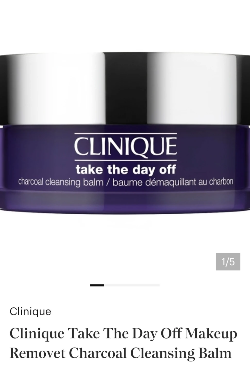 Clinique Take The Day Off Charcoal Cleansing Balm