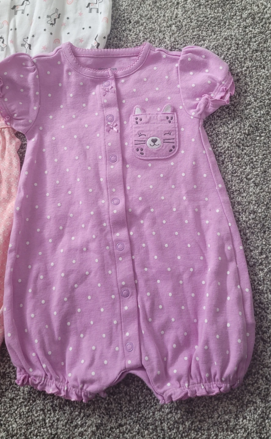 Simple Joys by Carter's Baby Rompers - Set of 3 (12M) - photo 4