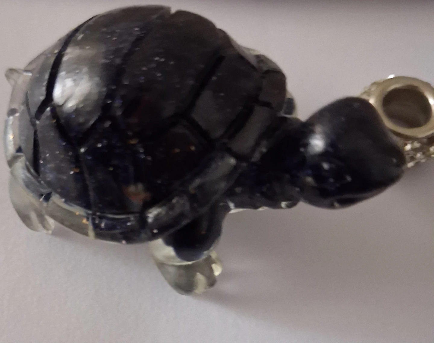 Jewellery Set: Turtle , Crystal Beads, and Purple Ring - photo 4