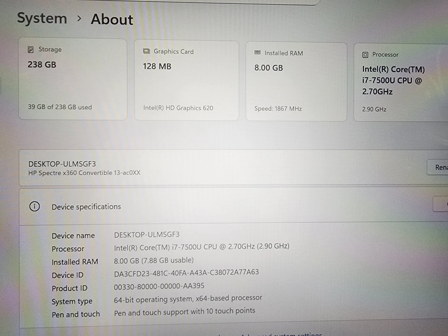 HP Spectre x360 Convertible Laptop - photo 3