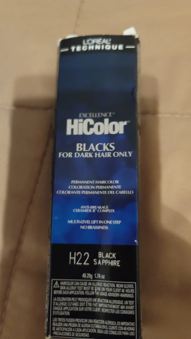 L'Oreal Excellence HiColor Hair Dye Kit - Black Sapphire